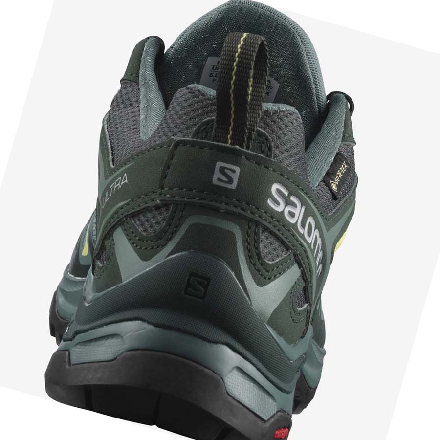 Salomon WoX ULTRA 3 GORE-TEX Túracipő Női Zöld | HU 2793JPQ